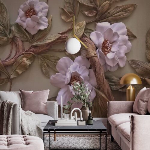Floral Wallpaper Archives - Wallpaperms Wall Poster I Trendy Wall Mural  Poster Print